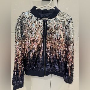 Girls sequin jacket